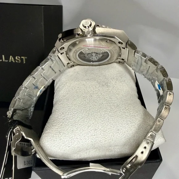 Ballast Valiant Regulator Date Skeleton Automatic Mens Watch - Brand New - Picture 5 of 7